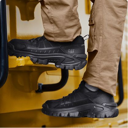 Black Invader shoes.